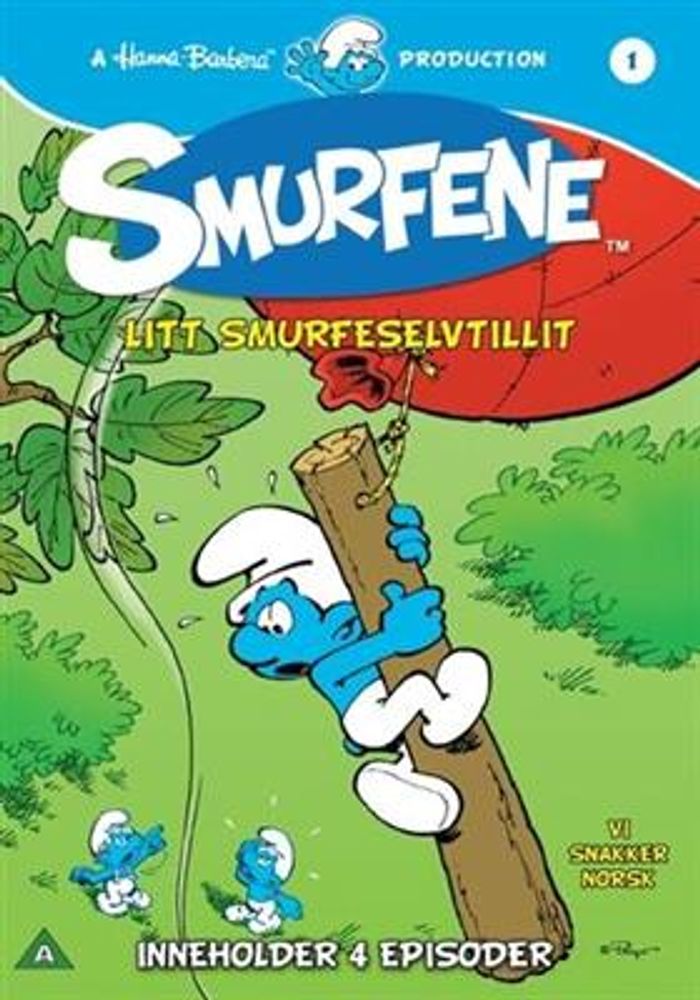 Smurfene 1 - Litt Smurfeselvtillit (DVD)