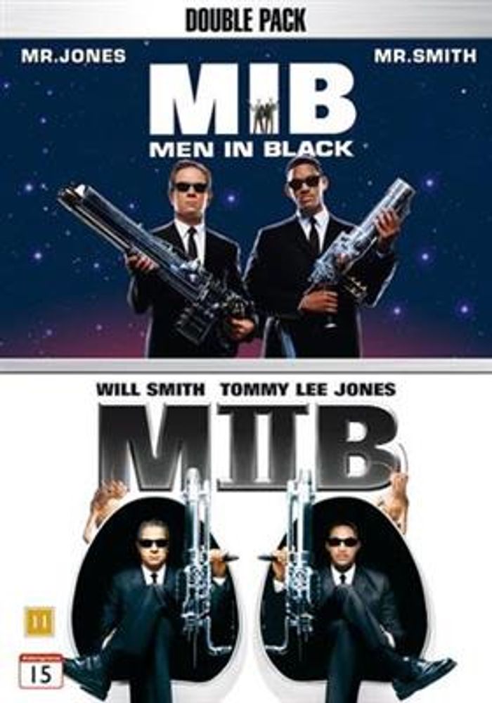 Men In Black / Men In Black II (DVD) 2 filmer i En