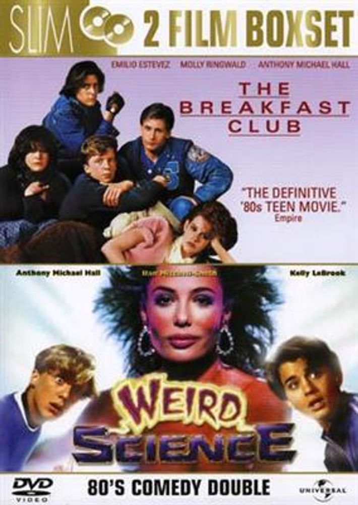 The Breakfast Club / Weird Science (DVD) 2 filmer i En