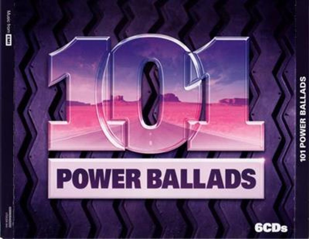 101 Power Ballads (6CD) Diverse artister