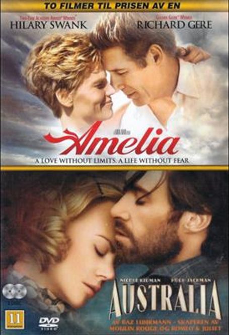 Hovedbilde Amelia / Australia (DVD) 2 filmer i En