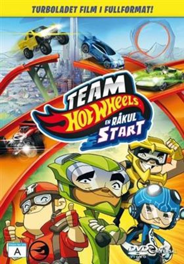 Team Hot Wheels - En Råkul Start (DVD) Inkludert Lekebil