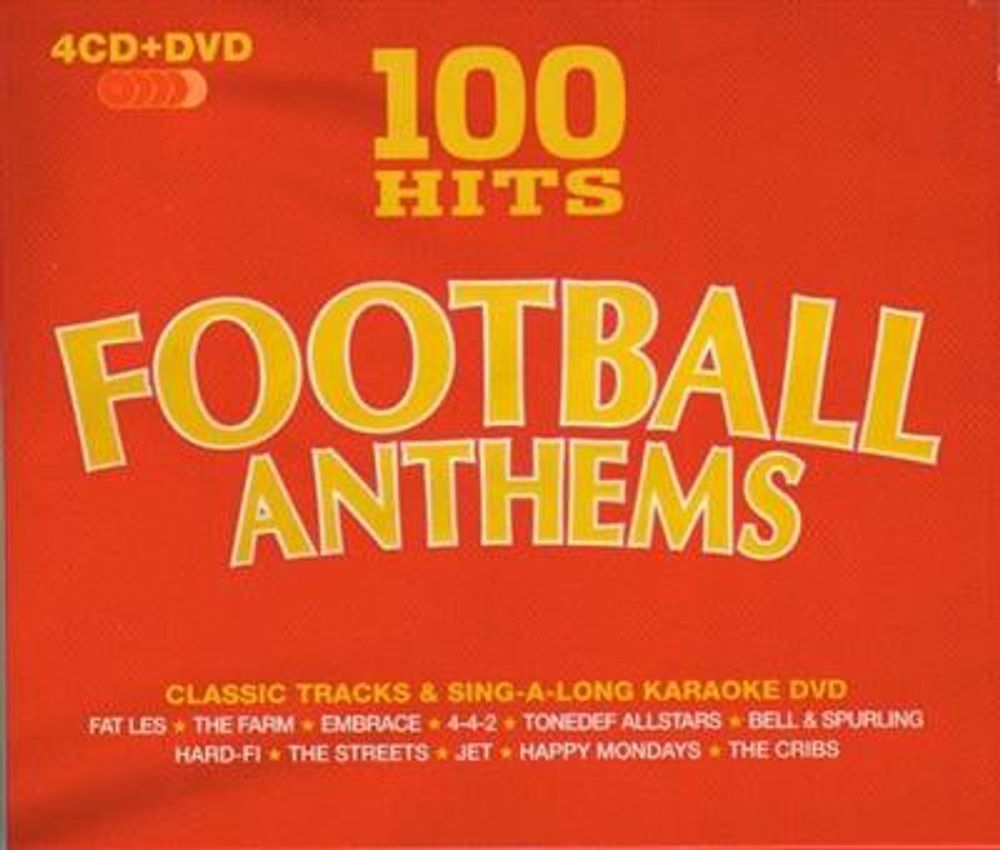 100 Hits - Football Anthems (4CD+DVD)