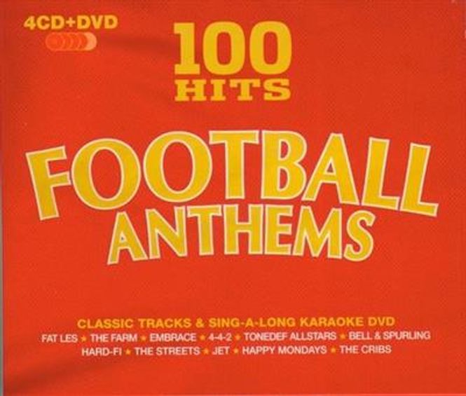 Hovedbilde 100 Hits - Football Anthems (4CD+DVD)