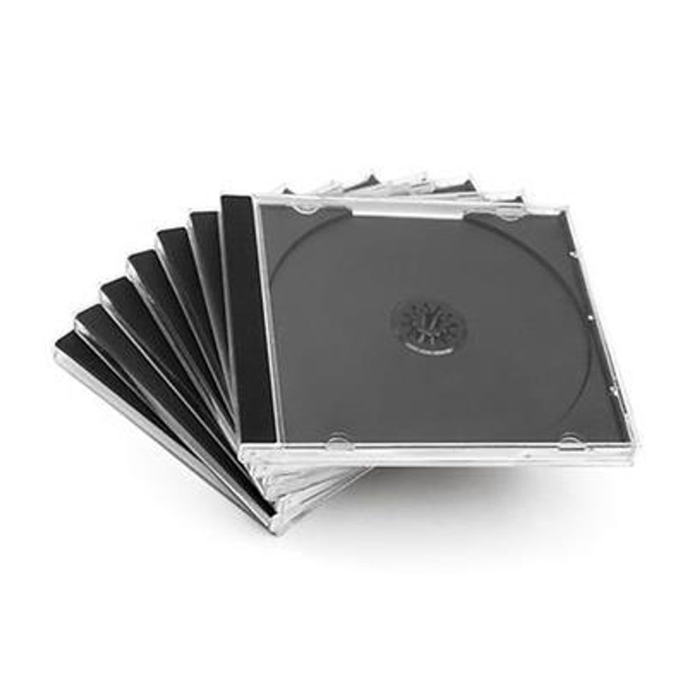 CD Cover Enkel Standard Utgave Jewelcase i 10 pk m/ Svart Innercover