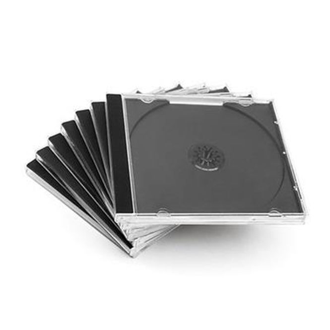 Hovedbilde CD Cover Enkel Standard Utgave Jewelcase i 10 pk m/ Svart ...