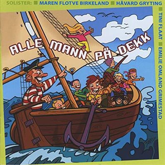 Hovedbilde Alle Mann På Dekk (CD) Kristen barneplate