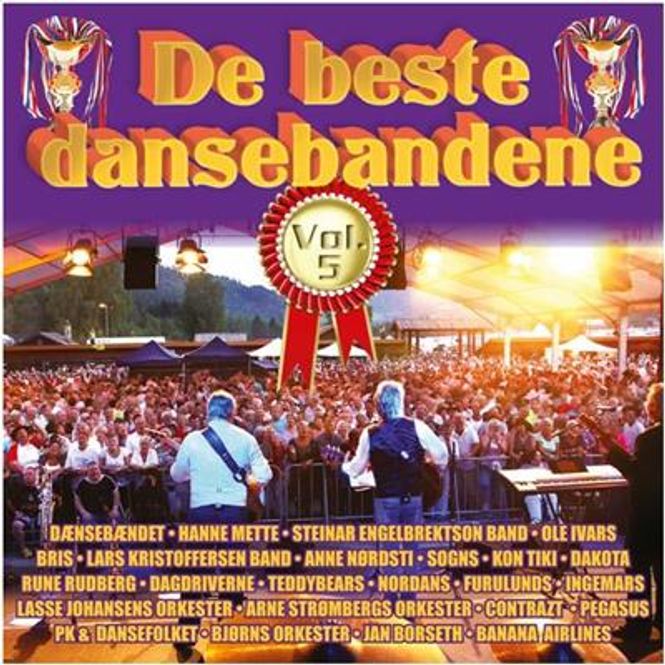 Hovedbilde De Beste Dansebandene Vol. 5 (2CD)