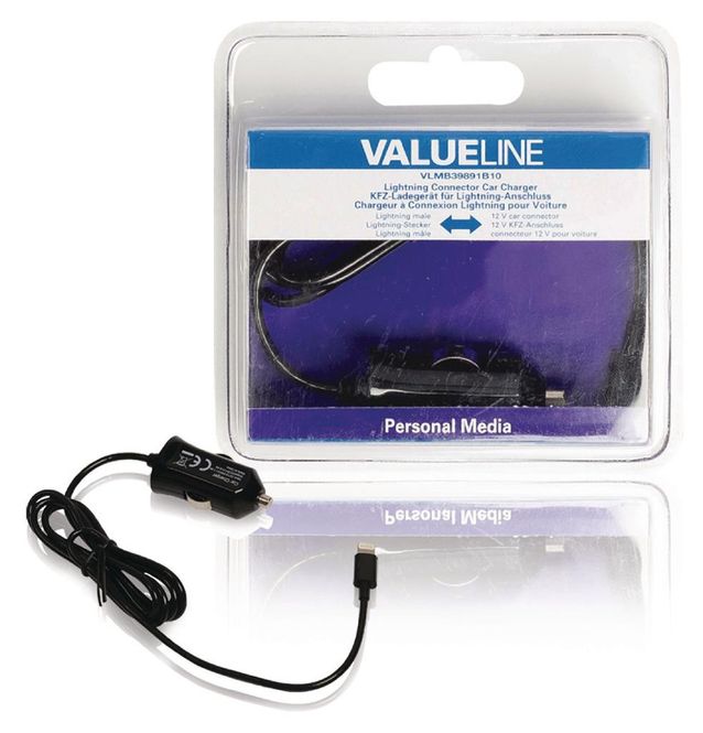 Hovedbilde Billader Apple Lightning 2,4A - Valueline