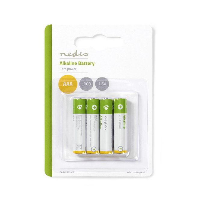 Hovedbilde Batteri AAA 1.5  Volt - LR03 - 4 stk i Pk