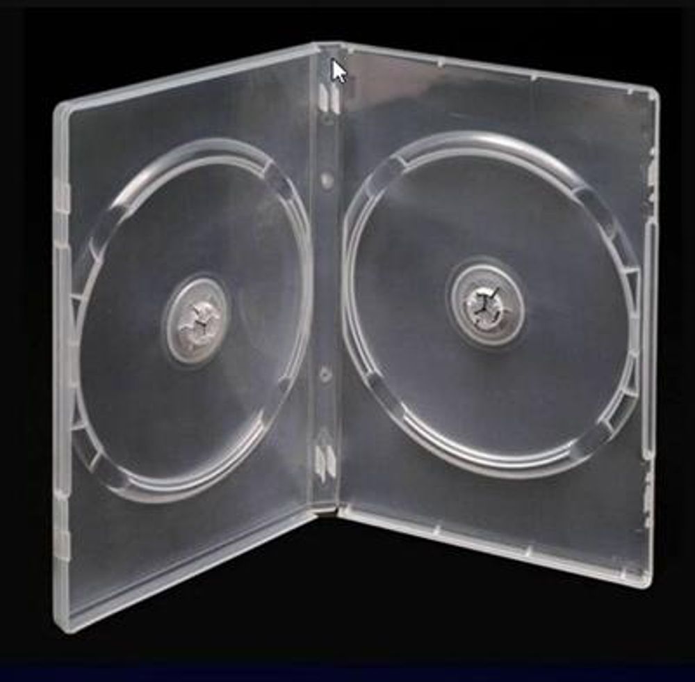 DVD Cover Dobbel Blank 5 pk - Standard Cover for 2 DVD-Plater