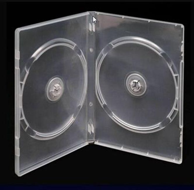 Hovedbilde DVD Cover Dobbel Blank 5 pk - Standard Cover for 2 ...