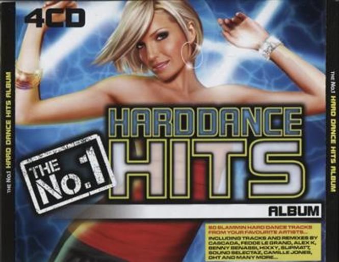 Hovedbilde The No.1 Hard Dance Hits Album (4CD) Diverse artister