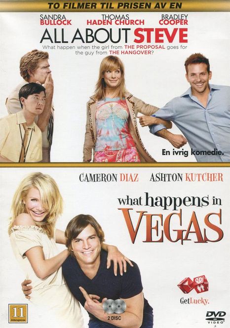 Hovedbilde All About Steve / What Happens In Vegas (DVD)