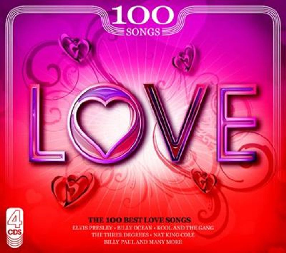 100 Songs Love (4CD) Diverse artister