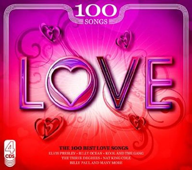 Hovedbilde 100 Songs Love (4CD) Diverse artister