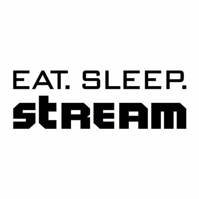 Hovedbilde WALLSTICKERS - EAT. SLEEP. STREAM