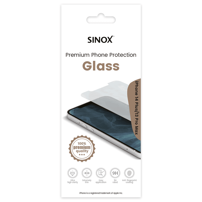 Hovedbilde Iphone Protection Glass - Passer iPhone 14 Plus / 13 Pro ...
