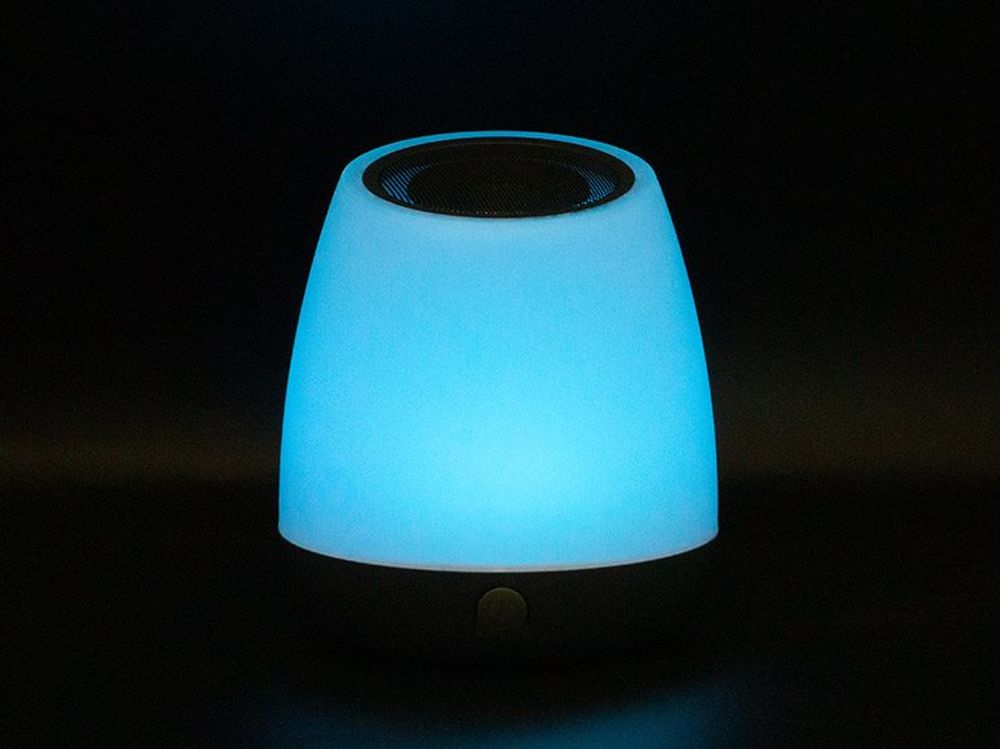 Bluetooth Høyttaler med LED-Lys - Oppladbar med Fargeskiftende Led-Lys