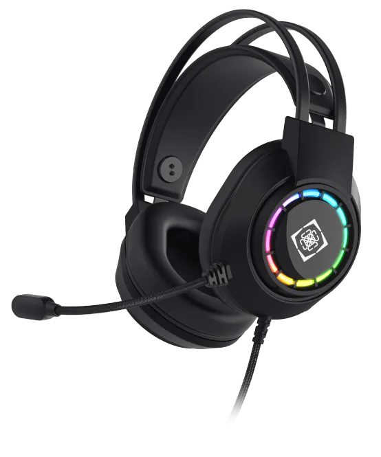Hovedbilde Gaming Headsett Stereo med Mic, RGB-Lys og USB-A kontakt - ...