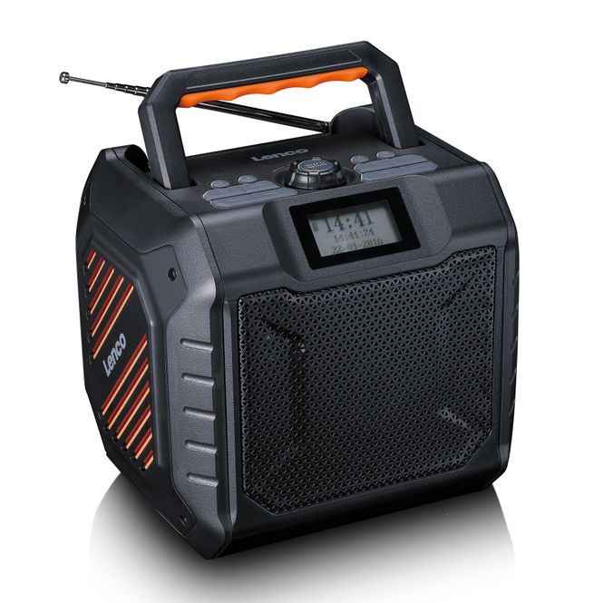 Hovedbilde Kraftig Bærbar Utendørs DAB+/FM Arbeidsradio med Bluetooth ...