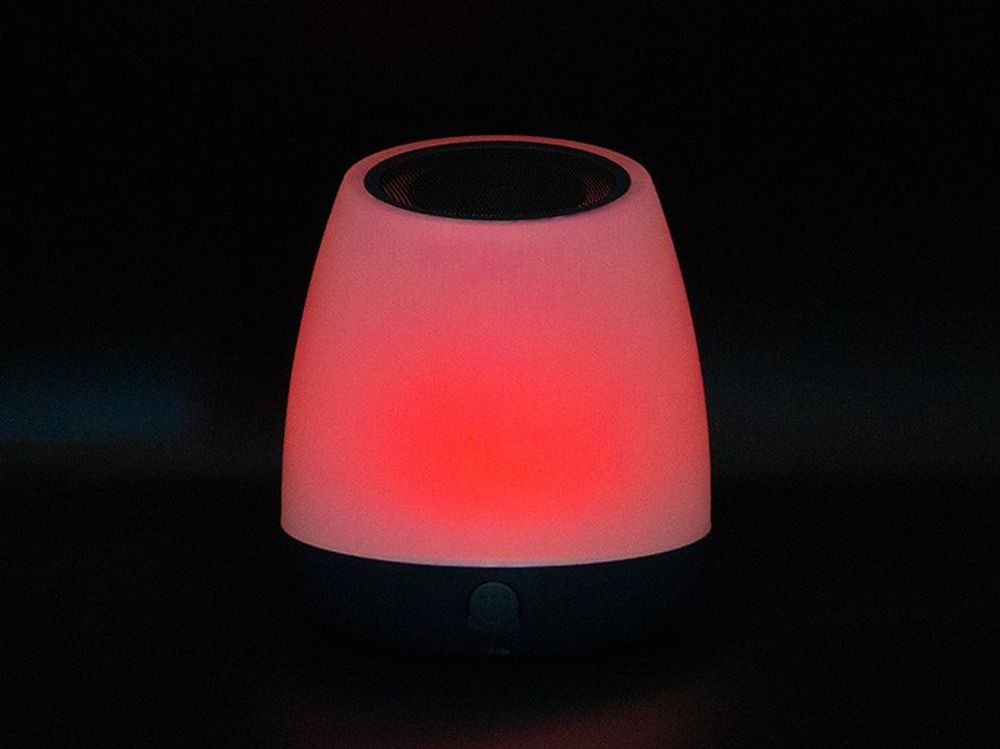 Bluetooth Høyttaler med LED-Lys - Oppladbar med Fargeskiftende Led-Lys