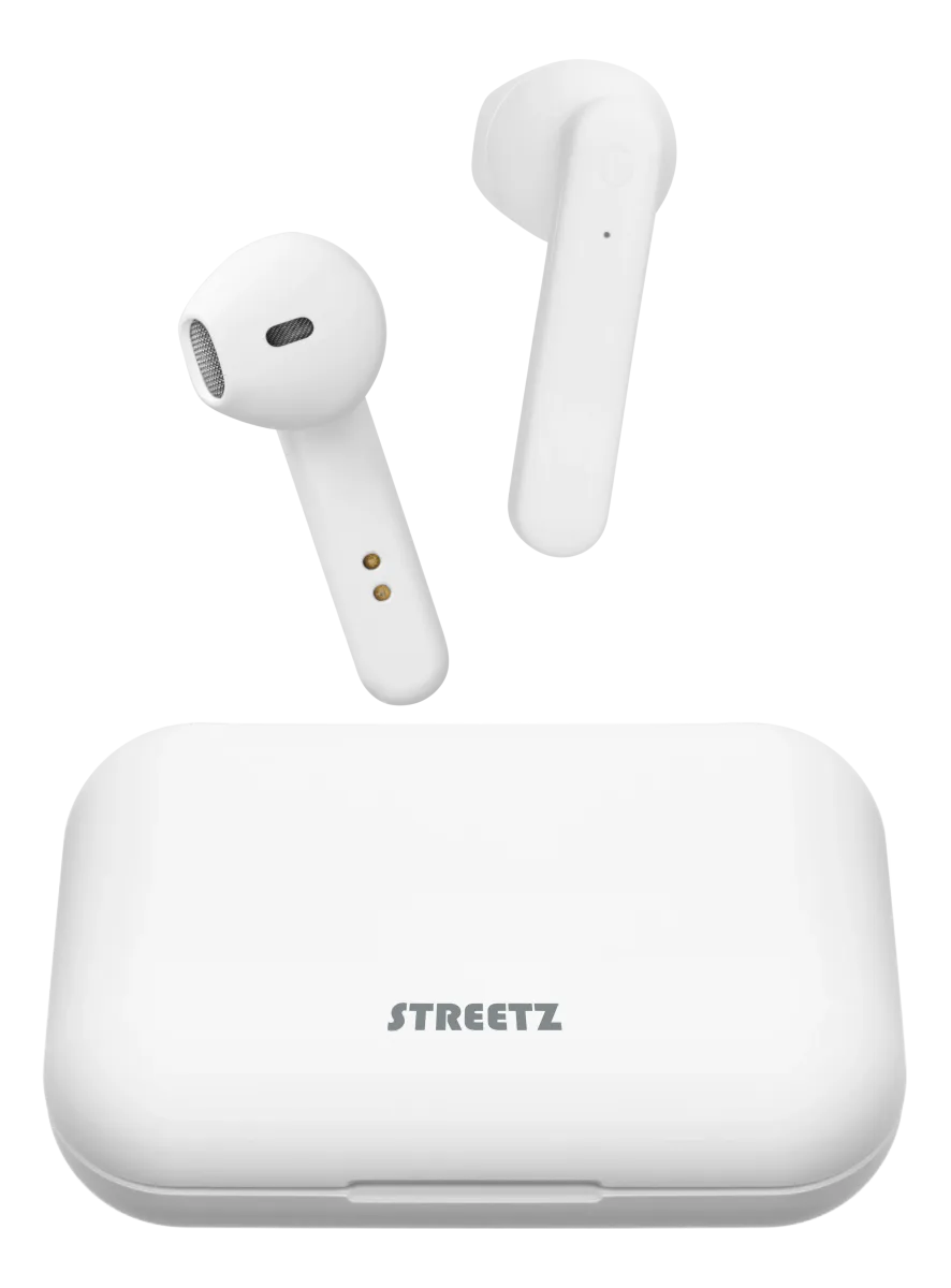 Trådløse Pods, Øreplugger med Ladeboks - STREETZ TWS-105