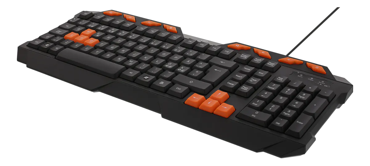 Tastatur Deltaco Gaming Nordic Keyboard - GAM-024 Deltaco