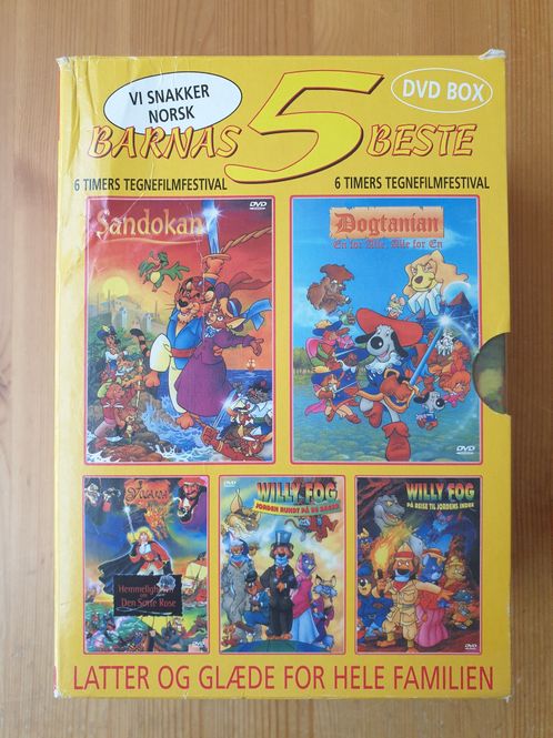 Hovedbilde Barnas 5 Beste - Sadokan, Dogtanian, Willy Fog (DVD-boks)
