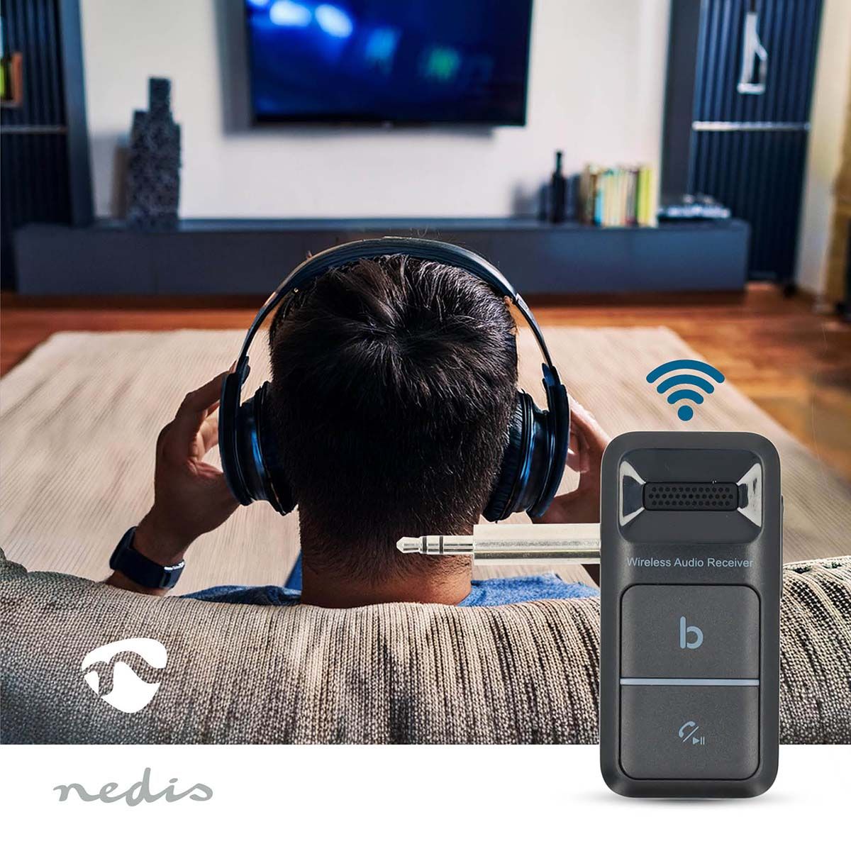 Bluetooth Mottagare Oppladbar med 3,5mm Kontakt