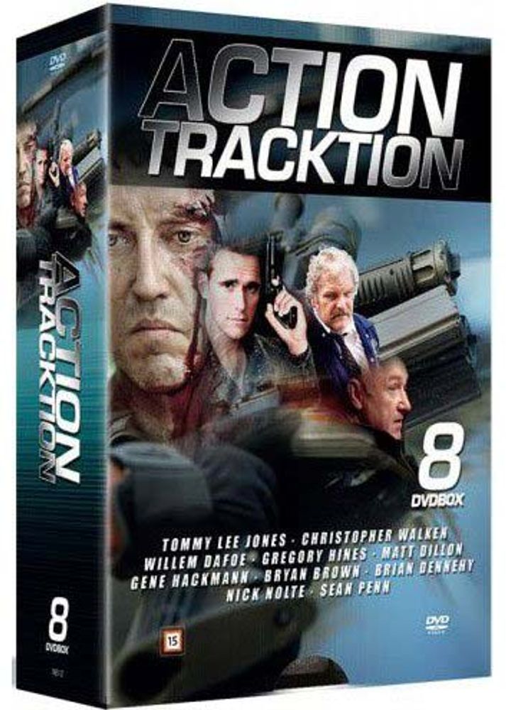 Action Tracktion (8-DVD Box) 8 Filmer i en box