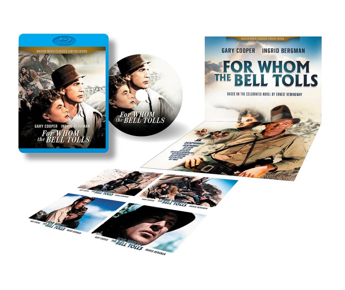 For Whom The Bell Tolls (1943) Limited Edition Blu ray Powermaxx no