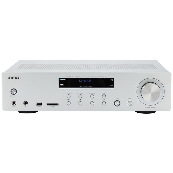 Hovedbilde Aiwa Forsterker Med Bluetooth 2x 60 Watt RMS Sølv