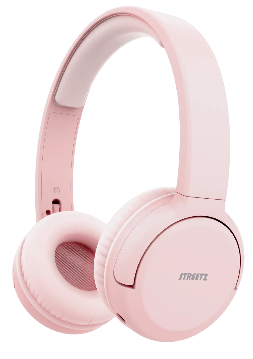 Streetz Bluetooth-Hodetelefoner On-Ear – Rosa