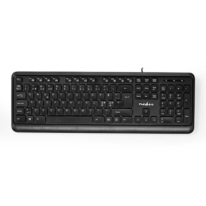 Hovedbilde Tastatur For PC - Nordisk Språk - Kablet Standardmodell - ...