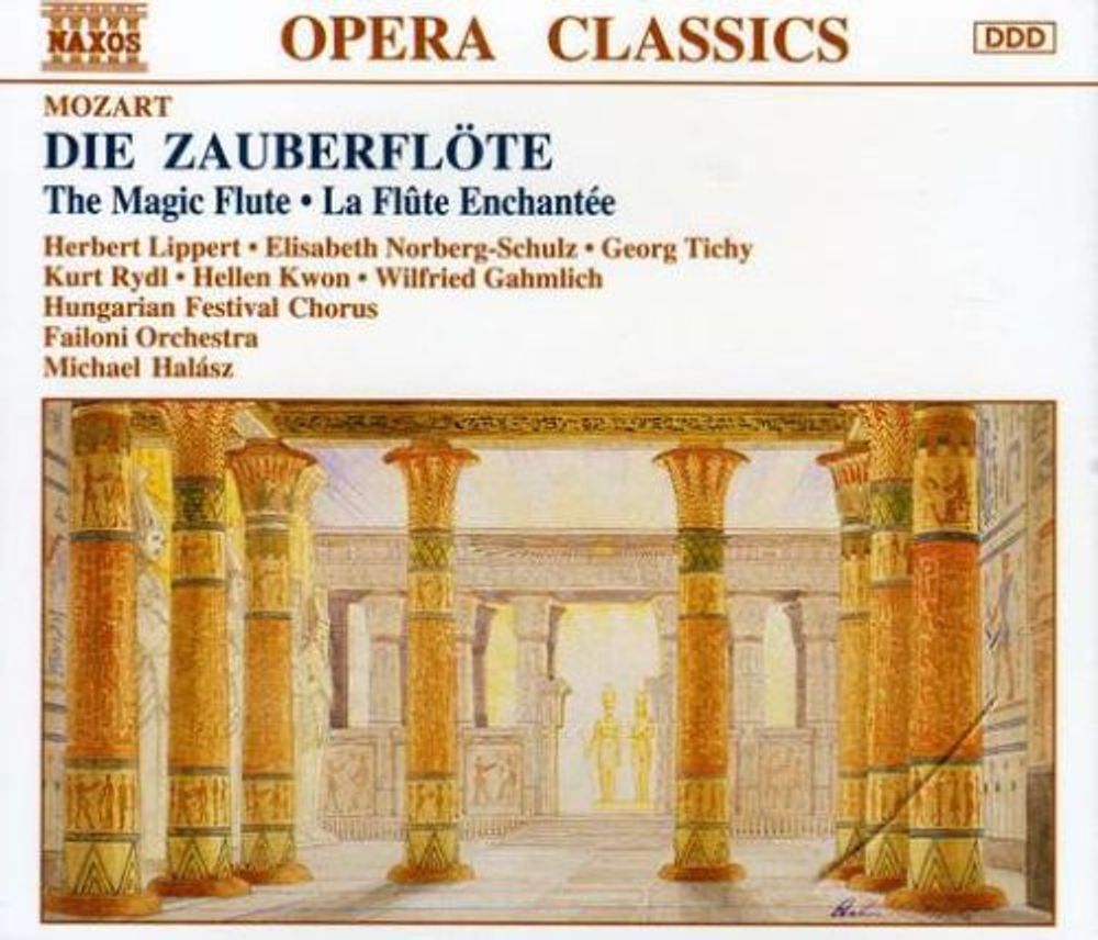 Mozart, Herbert Lippert, Elisabeth Norberg-Schulz, Georg Tichy, Hungarian Festival Chorus, Failoni Orchestra  Die Zauberflöte (