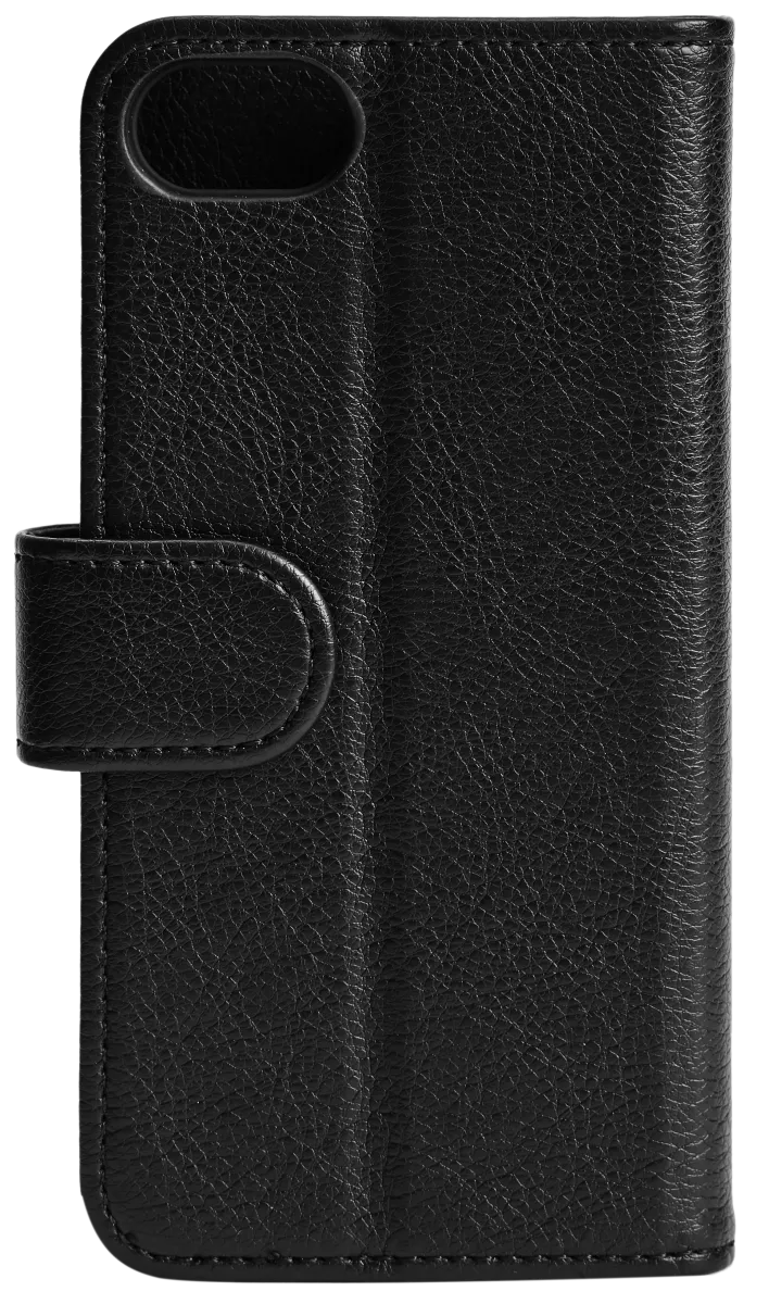 Mobildeksel iPhone 6/7/8/SE (2020) PU Wallet 3 Card Holders - Black