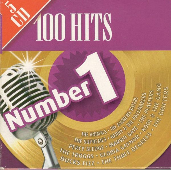 Hovedbilde 100 Hits Number 1 (5CD) Diverse artister 60-70-80-tallet