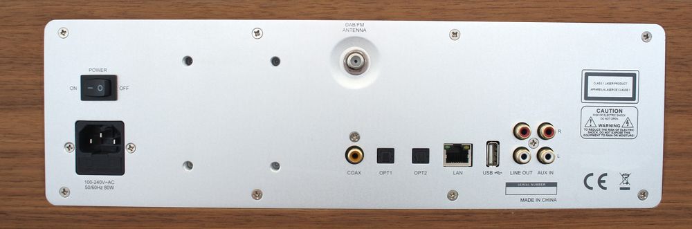 Soundmaster ICD2018 EliteLine stereoanlegg – Komplett musikkanlegg - Innebygd basshøyttaler (CD, DAB+, Internett og BT)